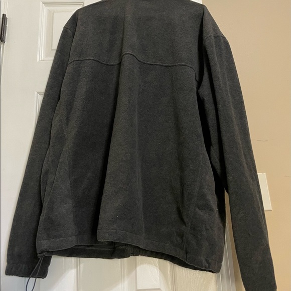 Gray mens Columbia fleece jacket - Picture 4 of 4